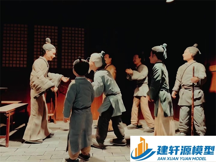元氏喻侃压粮饷军场景